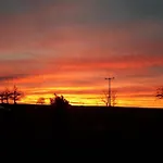 Landluft Ferien - Abendrot Heiligenborn