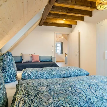 아파트 Landluft Ferien - Abendrot Heiligenborn