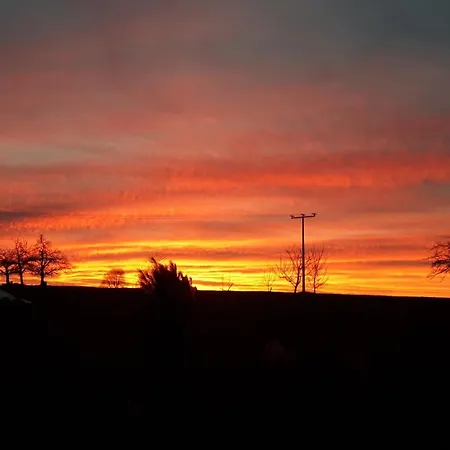 Landluft Ferien - Abendrot Heiligenborn